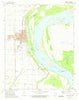 Osceola Arkansas Historical topographic map, 1:24000 scale, 7.5 X 7.5 Minute, Year 1972