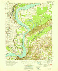 Osceola Arkansas Historical topographic map, 1:62500 scale, 15 X 15 Minute, Year 1965