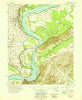 Osceola Arkansas Historical topographic map, 1:62500 scale, 15 X 15 Minute, Year 1965