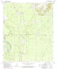 Ouachita Arkansas Historical topographic map, 1:24000 scale, 7.5 X 7.5 Minute, Year 1971