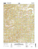 Oxford Arkansas Current topographic map, 1:24000 scale, 7.5 X 7.5 Minute, Year 2014