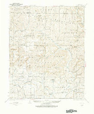 Ozone Arkansas Historical topographic map, 1:62500 scale, 15 X 15 Minute, Year 1934