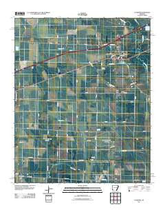 Palestine Arkansas Historical topographic map, 1:24000 scale, 7.5 X 7.5 Minute, Year 2011