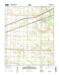 Palestine Arkansas Current topographic map, 1:24000 scale, 7.5 X 7.5 Minute, Year 2014