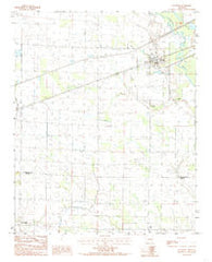 Palestine Arkansas Historical topographic map, 1:24000 scale, 7.5 X 7.5 Minute, Year 1984