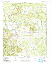 Pangburn Arkansas Historical topographic map, 1:24000 scale, 7.5 X 7.5 Minute, Year 1962