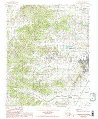 Paragould West Arkansas Historical topographic map, 1:24000 scale, 7.5 X 7.5 Minute, Year 1984