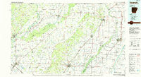 Paragould Arkansas Historical topographic map, 1:100000 scale, 30 X 60 Minute, Year 1984