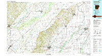 Paragould Arkansas Historical topographic map, 1:100000 scale, 30 X 60 Minute, Year 1984