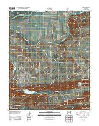 Paris Arkansas Historical topographic map, 1:24000 scale, 7.5 X 7.5 Minute, Year 2011