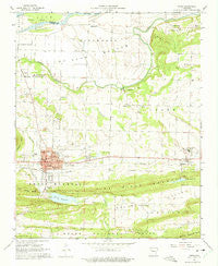 Paris Arkansas Historical topographic map, 1:24000 scale, 7.5 X 7.5 Minute, Year 1961