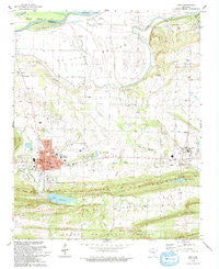 Paris Arkansas Historical topographic map, 1:24000 scale, 7.5 X 7.5 Minute, Year 1993