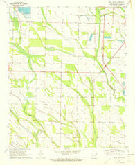 Park Grove Arkansas Historical topographic map, 1:24000 scale, 7.5 X 7.5 Minute, Year 1971