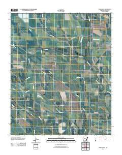 Park Grove Arkansas Historical topographic map, 1:24000 scale, 7.5 X 7.5 Minute, Year 2011