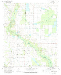 Parkers Corner Arkansas Historical topographic map, 1:24000 scale, 7.5 X 7.5 Minute, Year 1969