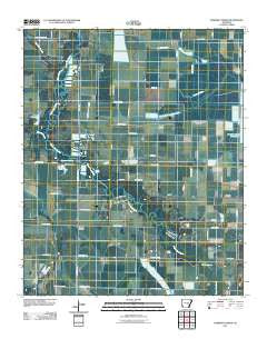 Parkers Corner Arkansas Historical topographic map, 1:24000 scale, 7.5 X 7.5 Minute, Year 2011
