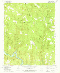 Parma Arkansas Historical topographic map, 1:24000 scale, 7.5 X 7.5 Minute, Year 1973