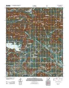 Paron Arkansas Historical topographic map, 1:24000 scale, 7.5 X 7.5 Minute, Year 2011