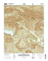 Paron Arkansas Current topographic map, 1:24000 scale, 7.5 X 7.5 Minute, Year 2014