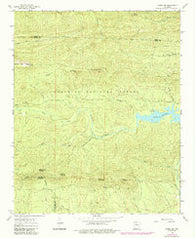 Paron SW Arkansas Historical topographic map, 1:24000 scale, 7.5 X 7.5 Minute, Year 1963