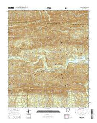 Paron SW Arkansas Current topographic map, 1:24000 scale, 7.5 X 7.5 Minute, Year 2014