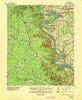 Pastoria Arkansas Historical topographic map, 1:62500 scale, 15 X 15 Minute, Year 1935