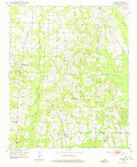Patmos Arkansas Historical topographic map, 1:24000 scale, 7.5 X 7.5 Minute, Year 1951