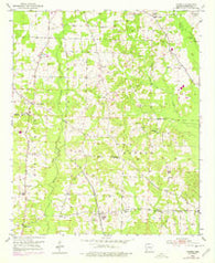 Patmos Arkansas Historical topographic map, 1:24000 scale, 7.5 X 7.5 Minute, Year 1951