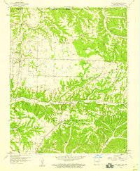 Pea Ridge Arkansas Historical topographic map, 1:24000 scale, 7.5 X 7.5 Minute, Year 1958