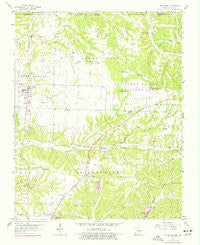 Pea Ridge Arkansas Historical topographic map, 1:24000 scale, 7.5 X 7.5 Minute, Year 1958