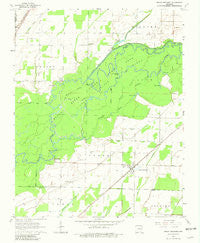 Peach Orchard Arkansas Historical topographic map, 1:24000 scale, 7.5 X 7.5 Minute, Year 1964