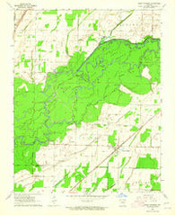 Peach Orchard Arkansas Historical topographic map, 1:24000 scale, 7.5 X 7.5 Minute, Year 1964