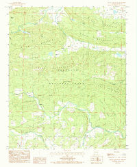 Peanut Mountain Arkansas Historical topographic map, 1:24000 scale, 7.5 X 7.5 Minute, Year 1983