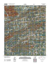 Pearcy Arkansas Historical topographic map, 1:24000 scale, 7.5 X 7.5 Minute, Year 2011