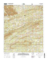 Pearcy Arkansas Current topographic map, 1:24000 scale, 7.5 X 7.5 Minute, Year 2014