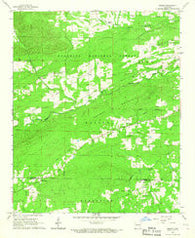 Pearcy Arkansas Historical topographic map, 1:24000 scale, 7.5 X 7.5 Minute, Year 1966