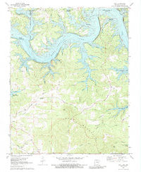 Peel Arkansas Historical topographic map, 1:24000 scale, 7.5 X 7.5 Minute, Year 1972