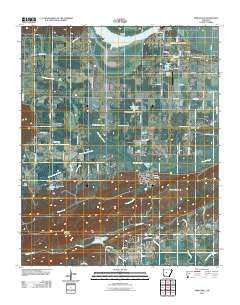 Perryville Arkansas Historical topographic map, 1:24000 scale, 7.5 X 7.5 Minute, Year 2011