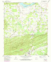 Perryville Arkansas Historical topographic map, 1:24000 scale, 7.5 X 7.5 Minute, Year 1961