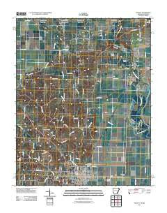 Piggott Arkansas Historical topographic map, 1:24000 scale, 7.5 X 7.5 Minute, Year 2011