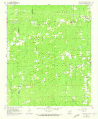 Pine Bluff NW Arkansas Historical topographic map, 1:24000 scale, 7.5 X 7.5 Minute, Year 1962