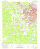 Pine Bluff Arkansas Historical topographic map, 1:24000 scale, 7.5 X 7.5 Minute, Year 1962