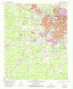 Pine Bluff Arkansas Historical topographic map, 1:24000 scale, 7.5 X 7.5 Minute, Year 1962