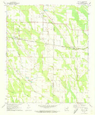 Pine City Arkansas Historical topographic map, 1:24000 scale, 7.5 X 7.5 Minute, Year 1971