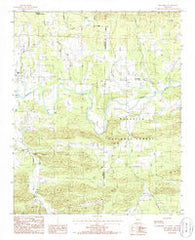 Pine Ridge Arkansas Historical topographic map, 1:24000 scale, 7.5 X 7.5 Minute, Year 1985