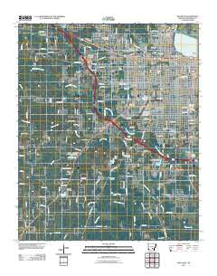 Pine Bluff Arkansas Historical topographic map, 1:24000 scale, 7.5 X 7.5 Minute, Year 2011