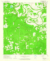 Pinebergen Arkansas Historical topographic map, 1:24000 scale, 7.5 X 7.5 Minute, Year 1964