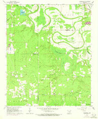 Pinebergen Arkansas Historical topographic map, 1:24000 scale, 7.5 X 7.5 Minute, Year 1964