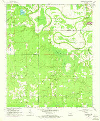 Pinebergen Arkansas Historical topographic map, 1:24000 scale, 7.5 X 7.5 Minute, Year 1964