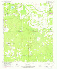 Pinebergen Arkansas Historical topographic map, 1:24000 scale, 7.5 X 7.5 Minute, Year 1964